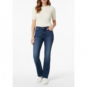 DCY) Lee Jeans waist 30" Women's size 15 Jeans Curvy Bootcut Stretch